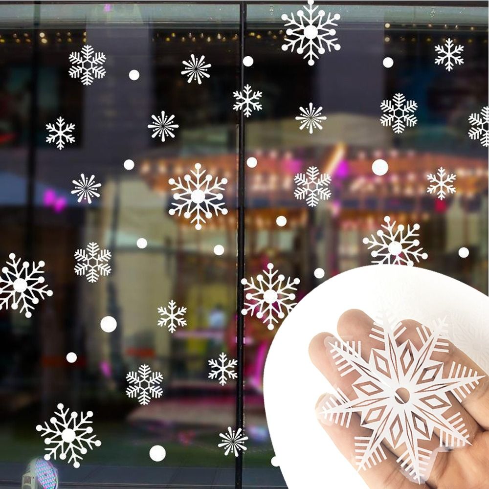 30pcs PVC Christmas Snowflakes - Snowflake Window Decal review and price