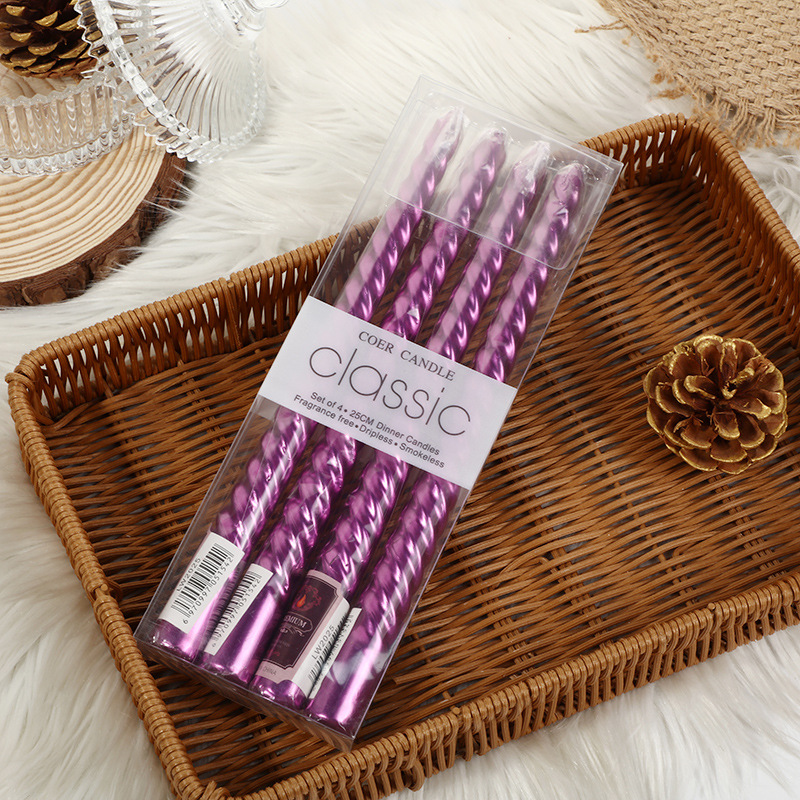 4pcs European-style Long-pole  - Holiday Candle Set review and price