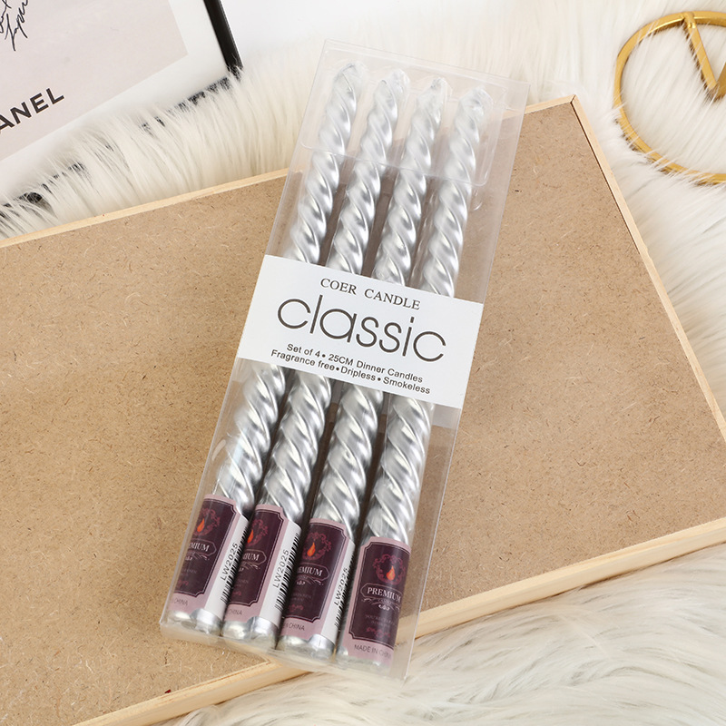 4pcs European-style Long-pole  - Holiday Candle Set review and price