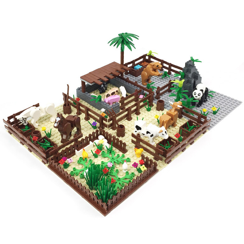 City MOC Farm Scene Cattle pen - Lego Set Creator review and price