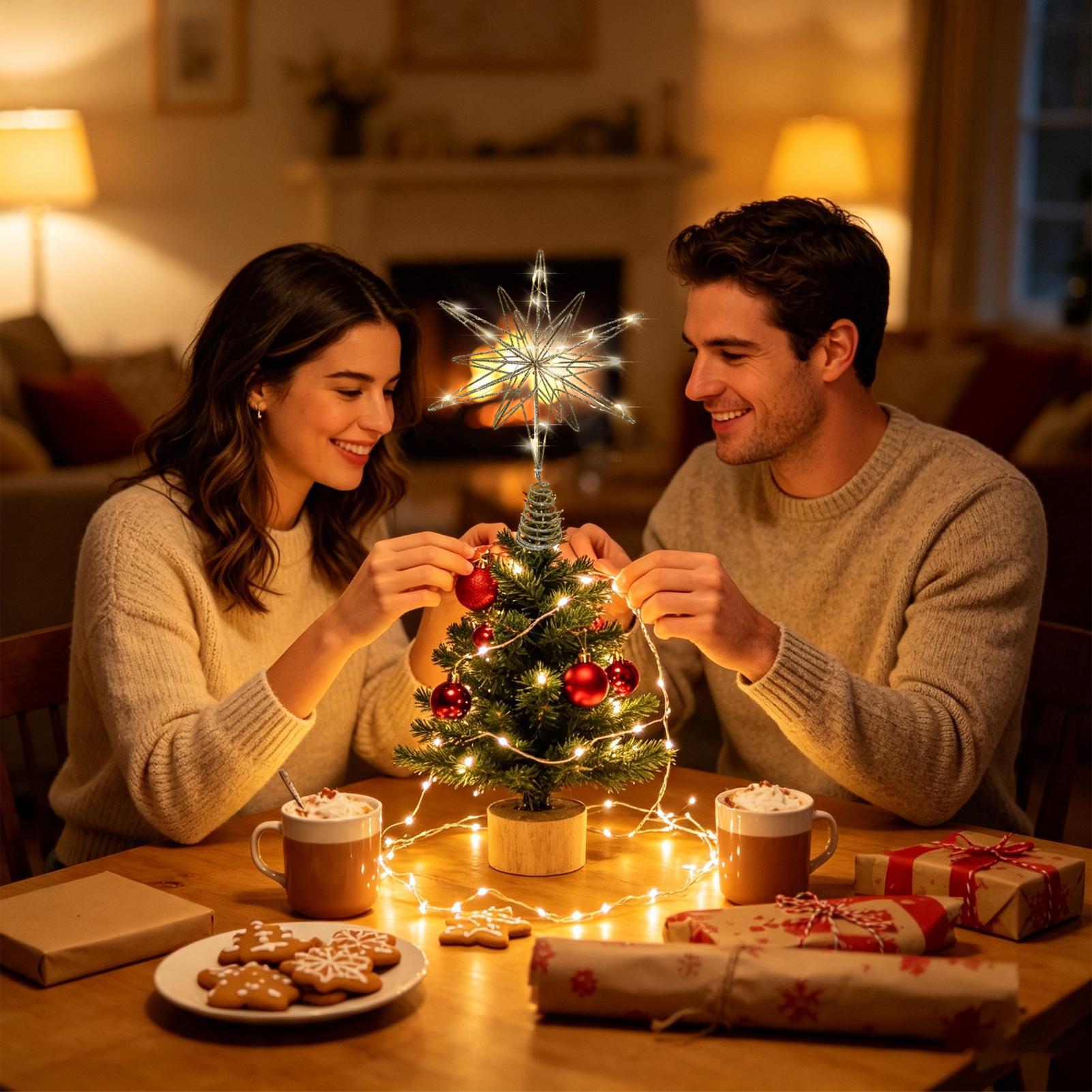 Star Tree Topper Lighted Chris - Star Tree Topper review and price