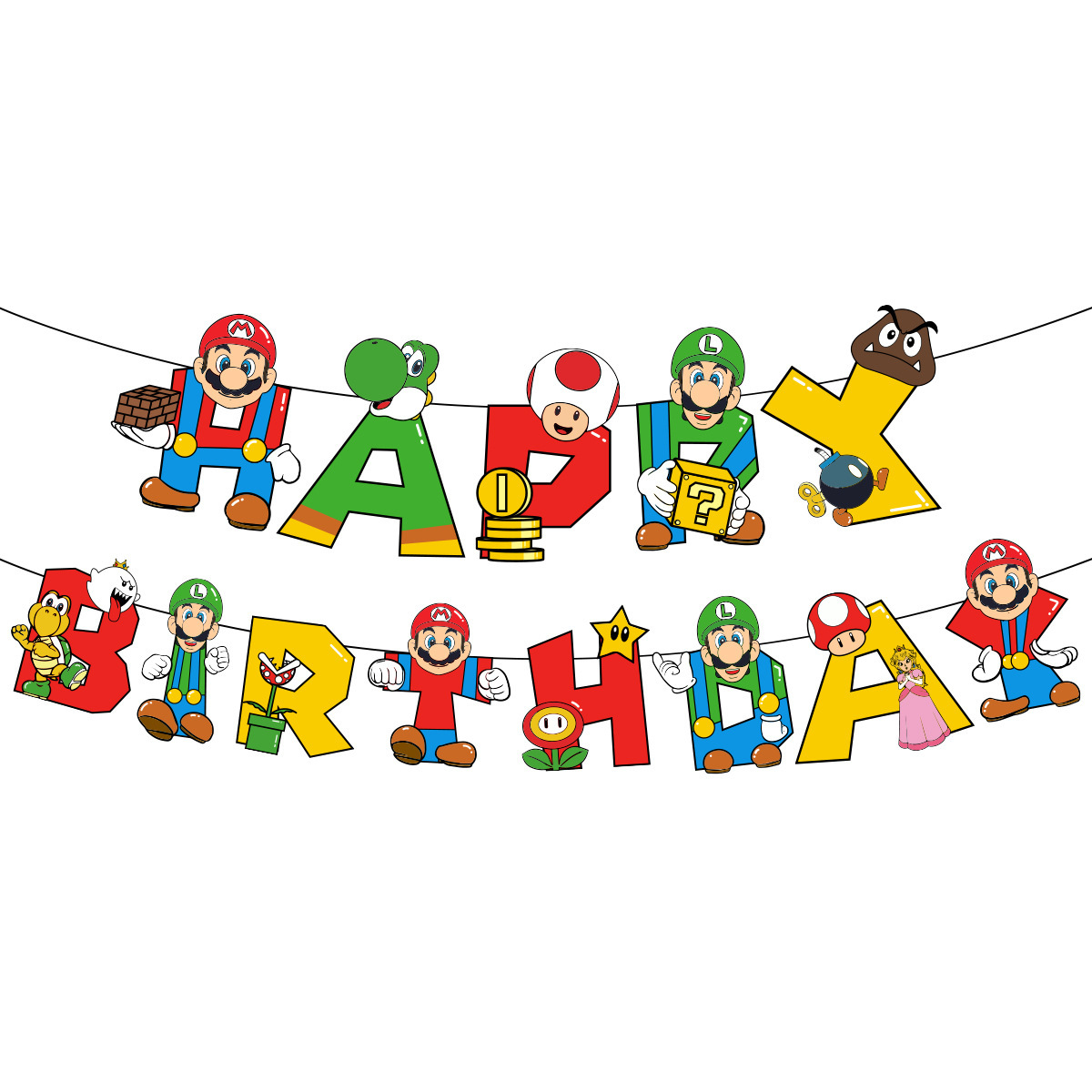 Balloon Mary Mario Cake Flag F - Holiday Candle Set review and price