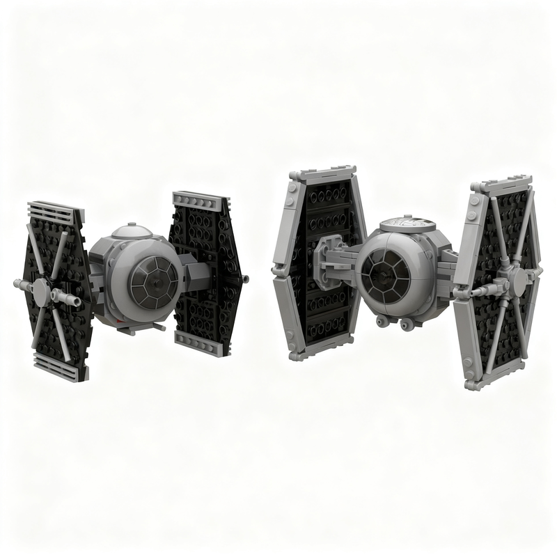245PCS MOC Space Battle Twin I - Lego Set Creator review and price
