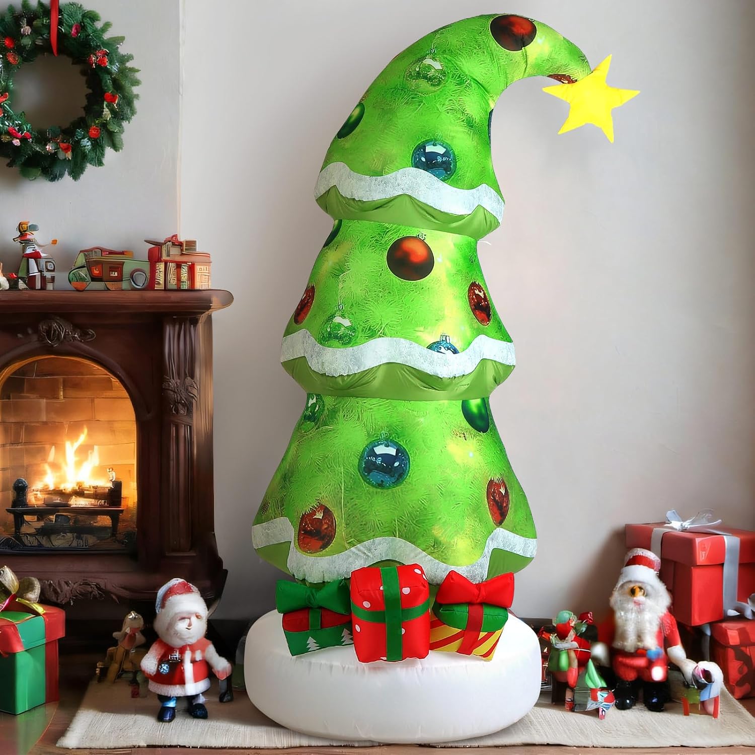 Lime Green 6.9ft Outdoor Infla - Christmas Lights Outdoor review and price
