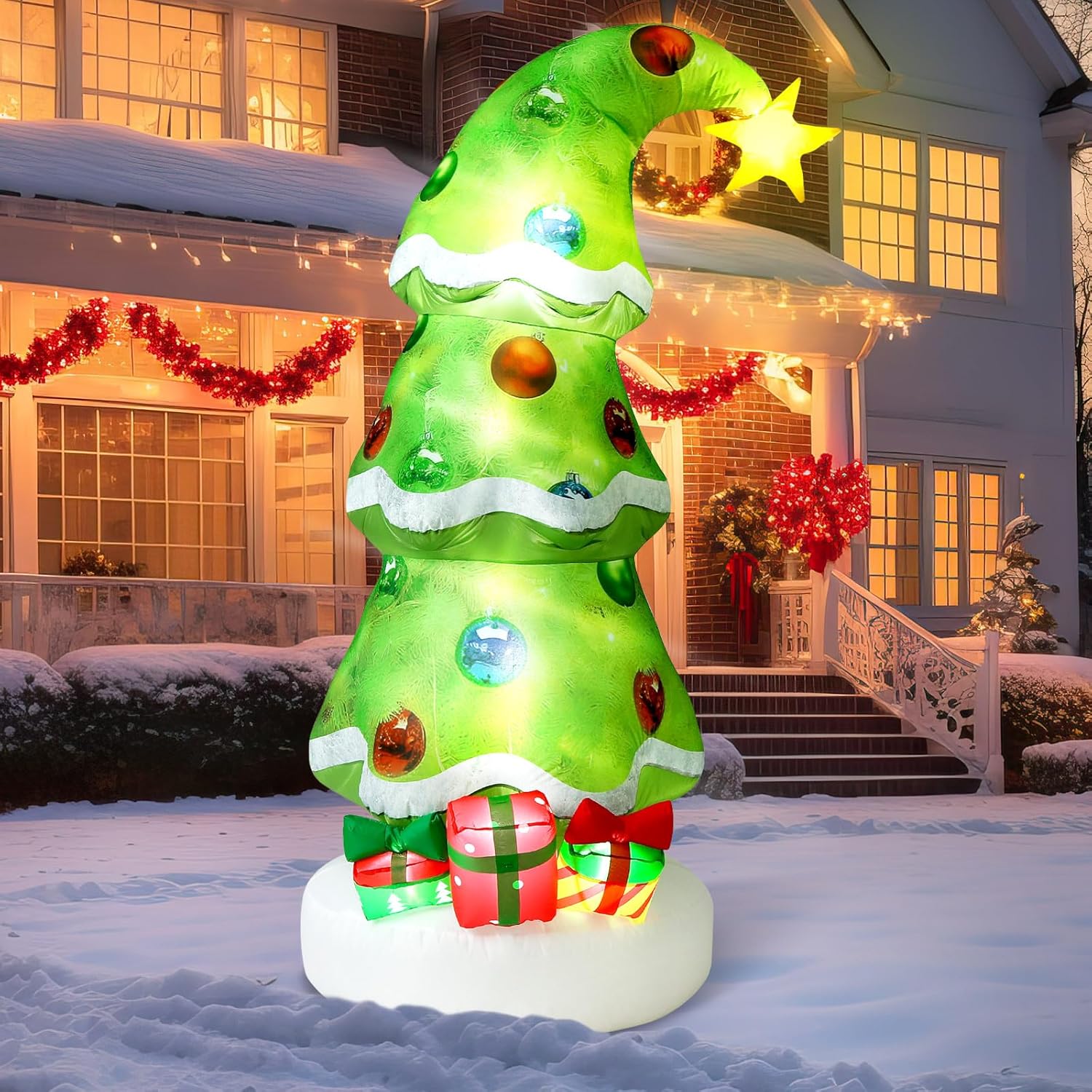 Lime Green 6.9ft Outdoor Infla - Christmas Lights Outdoor review and price