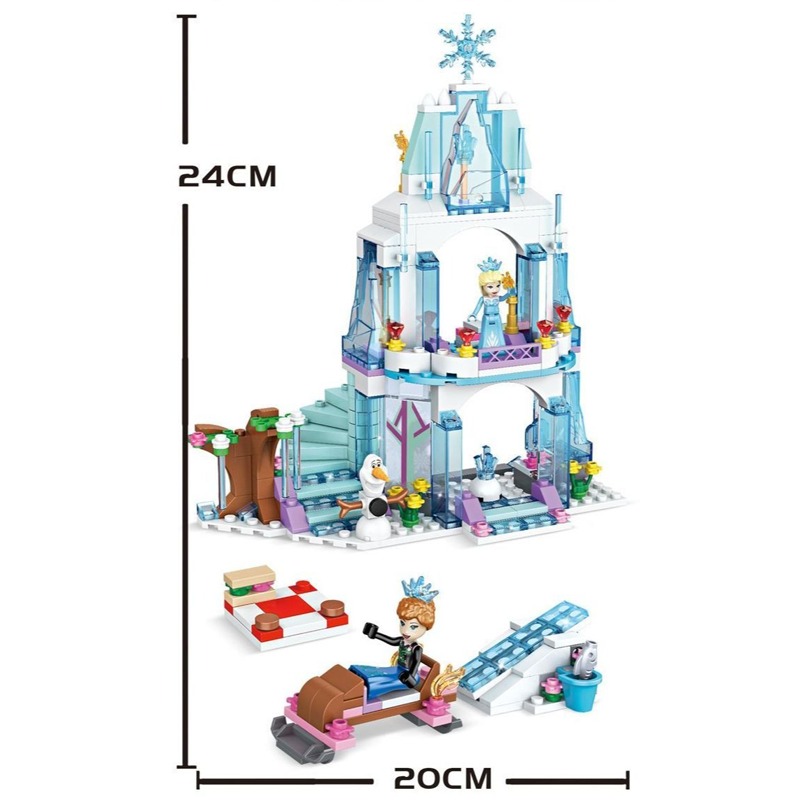 Elsa Ice Castle Building Block - Lego Set Technic review and price