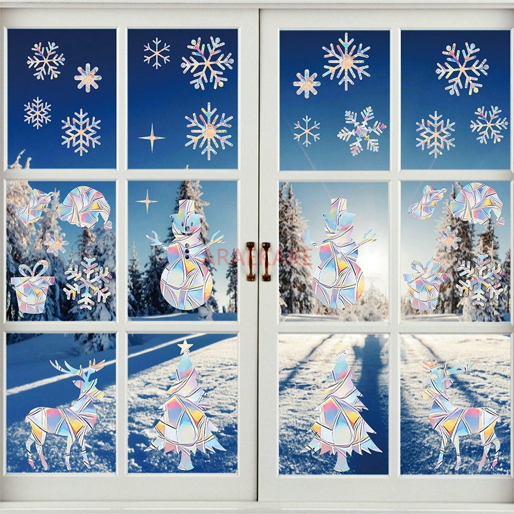 2set Christmas Electrostatic W - Snowflake Window Decal review and price