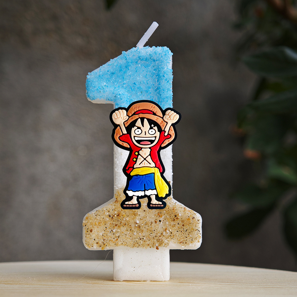 One Piece Luffy Figure Birthda - Holiday Candle Set review and price