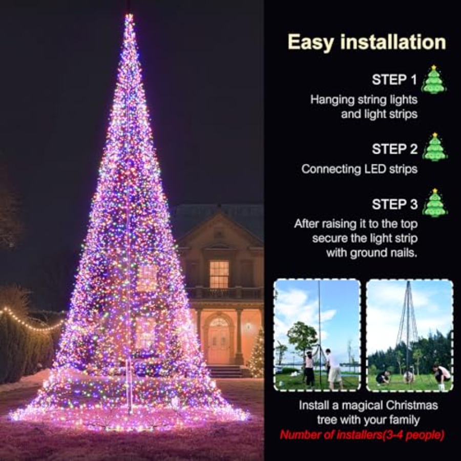 Outdoor Flagpole LED Christmas - Christmas Lights Outdoor review and price