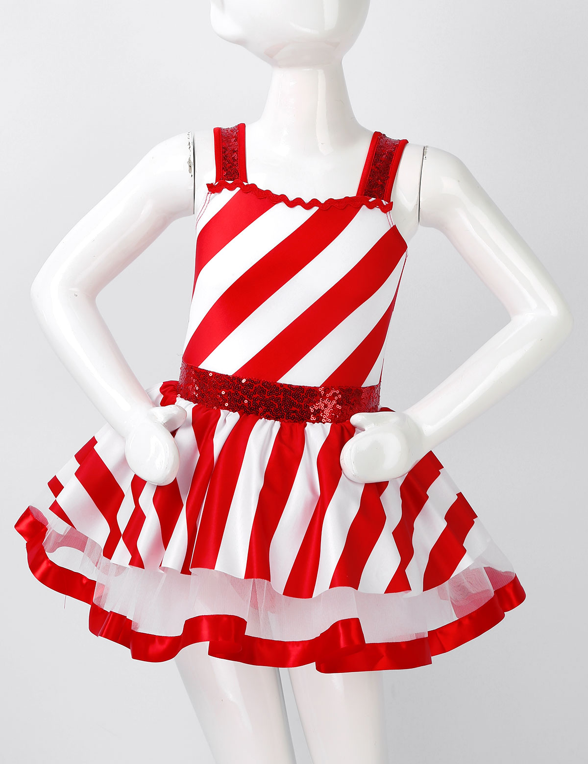 Girls Christmas Candy Cane Cos - Elf Costume Christmas review and price